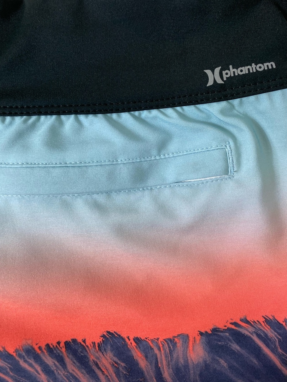 Hurley Women’s Board Shorts Size Large Sunset Ombre Swim Tropical Sunset Shorts - Picture 8 of 11